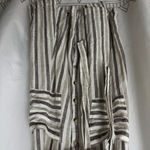 Free People  Beige and White Striped Cover-Up Photo 5