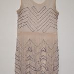 Free People | Embellished Sheer Tunic Dress | Soft Peach | Small Photo 2