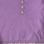 The Limited Purple Henley Sweater Photo 4