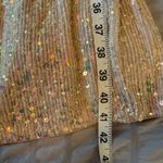 Guess  iridescent sequin midi dress with light pink lining size 6 Photo 5