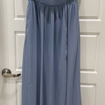 Birdy Grey  French Blue Devin Chiffon Maxi Dress Bridesmaid Wedding Size Medium Photo 0