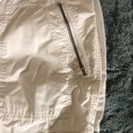 Michael Kors Micheal kors pure white zip cargo roll up capris size 8 Photo 2