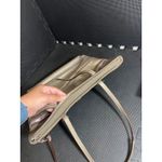 Coach  Signature F19409 Leather Tote Shoulder Bag Purse Lavender Lining‎ Photo 3