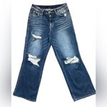 Vervet Flying Monkey High Rise Wide Leg Medium Wash Distressed Photo 1