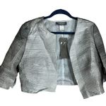 NWT Gabriela Sanchez dress/jacket silver Mother of the Bride wedding British 12 Photo 5