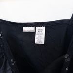 No Boundaries Y2K  Womens Cami Top Size M Black Lace Beaded Whimsigoth‎ Romantic Photo 4