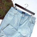 Gap NWT Womens Jeans Light Blue Universal Slim Boyfriend Distressed 16 33 Photo 1