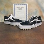 Vans  Elevated 1.5" Sawtooth Women's Suede / Canvas Black Sneakers Size 10M Photo 2