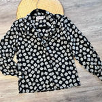 Pendleton Vintage 90’s  crown printed satin blouse‎ Photo 0