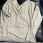 White Birch Double V neck sweater Tee Photo 0