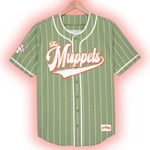 Disney The Muppets Kermit Striped Baseball Jersey Photo 0