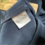 Amanda Uprichard  Silk v neck‎ blouse navy 3/4 sleeve balloon bow tie front P XS Photo 5