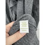 Garnet Hill  Wool Cashmere Blend Cardigan Women Small Gray Open Front Minimalist Photo 3