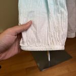 Chico's Chico’s Ombre Tunic Top White Aqua Sz 2 EUC Ruffle Resort Wear Coastal Cruise Photo 13