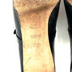 Brighton  size 7.5 black‎ & dark brown heeled mules 2195 249 Photo 9