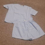 kim rogers  Gingham Cotton Pajama Set SIZE L Photo 0