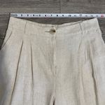LTS LONG TALL SALLY Women Beige Linen Blend Wide Leg Pants Trousers US 10 Formal Tan Size undefined Photo 2