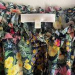 Love Shack Fancy  Nessa Floral Cotton-Silk Long-Sleeve Top Night Sky Glow Photo 5