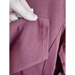 Fenjar Women's Empire Waist Drape Tie Midi‎ Flattering 3/4 Sleeve Dress Size XL Red Photo 5