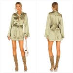 Camila Coelho  Priscilla Mini Dress in Sage Photo 1