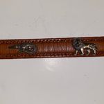 Brighton Wildlife Leather Belt 90s Vintage Y2K Photo 2