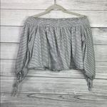 Free People , We The Free - Striped Lexington Off Shoulder Tee - S Photo 8