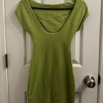 ZARA Green Mini Dress Photo 3