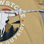 Graphic Mustard Shirt Sleeve‎ tee with Yellowstone graphic, Junior Size XXL Yellow Photo 1