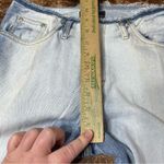 No Boundaries Vintage  Y2K 7 Raw Hem Waist Flare Leg‎ Jeans Photo 4