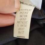 Gap Black & Gold Sleeveless Knit Pleated Skirt Dress Size 4p Photo 8