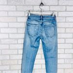 AGOLDE Sophie Crop Chewed Hem and Waistband Skinny Jeans in Vertigo Wash Size 26 Photo 6