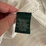 Ralph Lauren Lauren  White Knit Cardigan Sweater‎ Jacket Open Weave Womens Medium Photo 8
