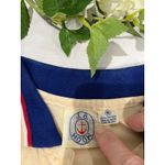 J.G. Hook Vintage Polo Shirt Womens S‎ Short Sleeve Striped Collar Beige Tan Photo 1