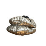 THINK ROYLN Messenger Quilted Metalic Silver Crossbody Bag, Removable Handle Photo 6