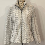 Krimson Klover ‘Katia plush fleece zip front jacket L Gray Size L Photo 0