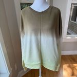 All In Motion  Brown Neon Yellow Tie Dye Oversized Crewneck Sweatshirt Size Large Photo 1