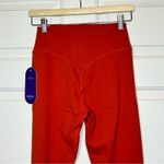 Kamo Fitness NWT Orange High Waisted Leggings Athletic Gym Workout Pants Large Photo 5