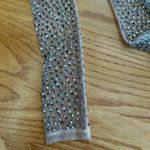 Hot Miami Styles  HMS Sheer Embellished Maxi Dress Cover Up In Nude Size Small Photo 6