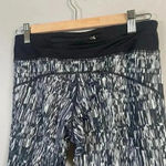 Nike Power Graphics Running Womens Cropped Leggings Black Size M Dri Fit Stretch Photo 4