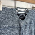 Beyond Yoga Blue High-Waisted Variated Leggings w Corset Style Back W1175 Sz S Photo 4