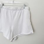 Aerie [] White High Rise Beach Party Pull On Sweatshorts Dolphin Hem Size Large L Photo 7