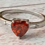 Heart Shaped Ring Red Photo 3