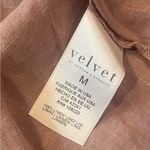Velvet by Graham & Spencer Mauve Pink Linen Flutter Sleeve Top – Size M Size M Photo 8