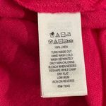 Rachel Zoe Women's Linen V Neck Short Sleeve Top Hot Pink Medium Lightweight Photo 8