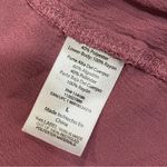 Frye  Mauve Pink Button Front Sleeveless Gauze Midi Dress size Large Photo 7