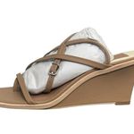 New! Dolce Vita Gemini Ankle Strap Tan Wedge Strappy Sandals Photo 4