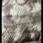 Sportcaster Tan White Tie Dye Packable Down Puffer Jacket Coat XS Warm Cozy Brown Photo 4