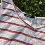 Pink Clover Striped Longline Hem Patriotic Tank Photo 1