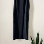 ZARA  Sleek Black Cowl Neck Maxi Dress Photo 3