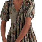 Desigual Disney Mickey Dress Olive Green size XS Photo 5